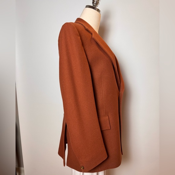 Vintage Yves Saint Laurent Wool Blazer Tailored Oversized Fit - Picture 7 of 11